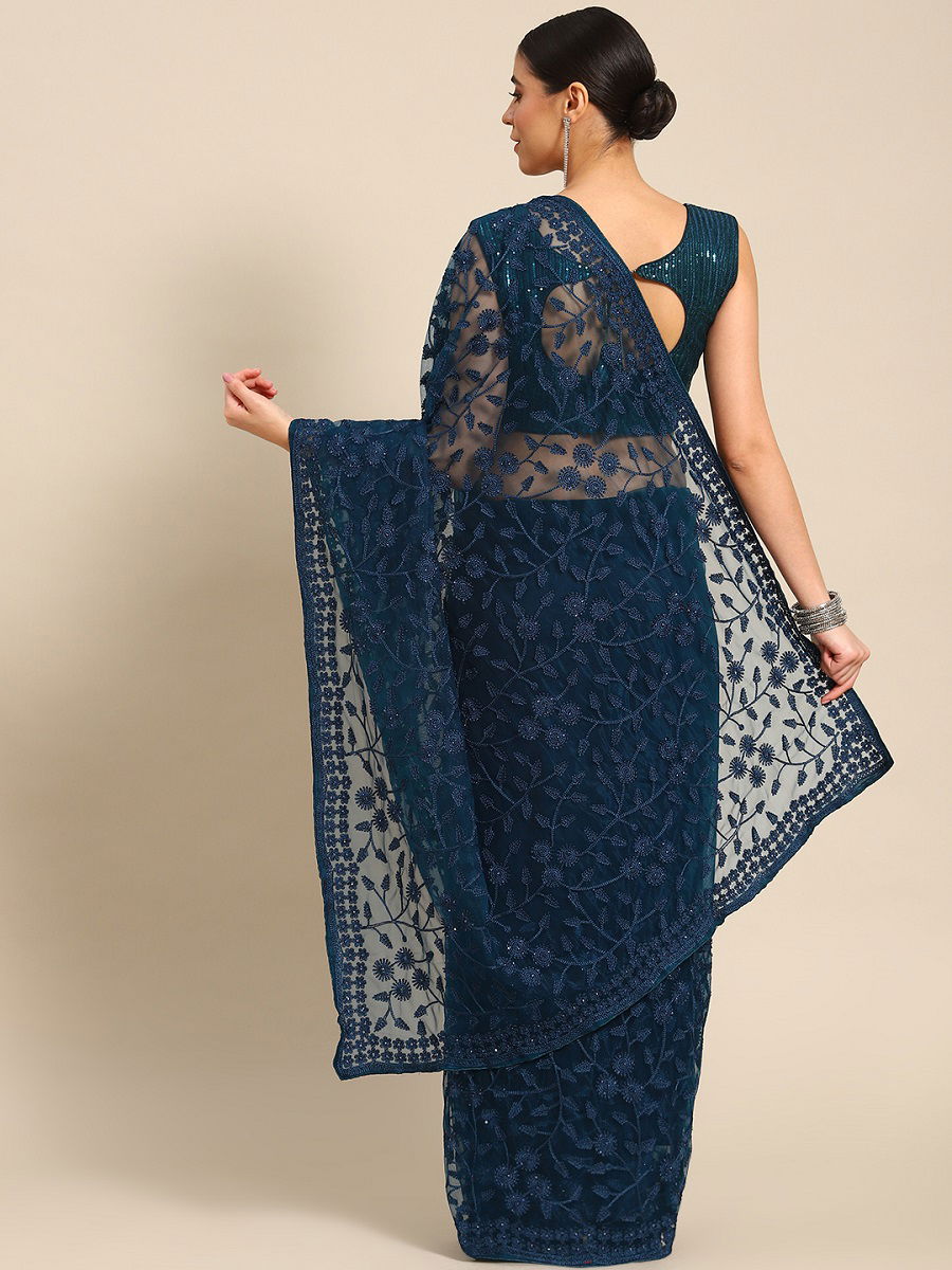Kalamkari Vol 9 Net Party Wear Saree Catalog
